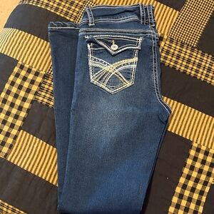 Wallflower Dark Blue Skinny Jeans